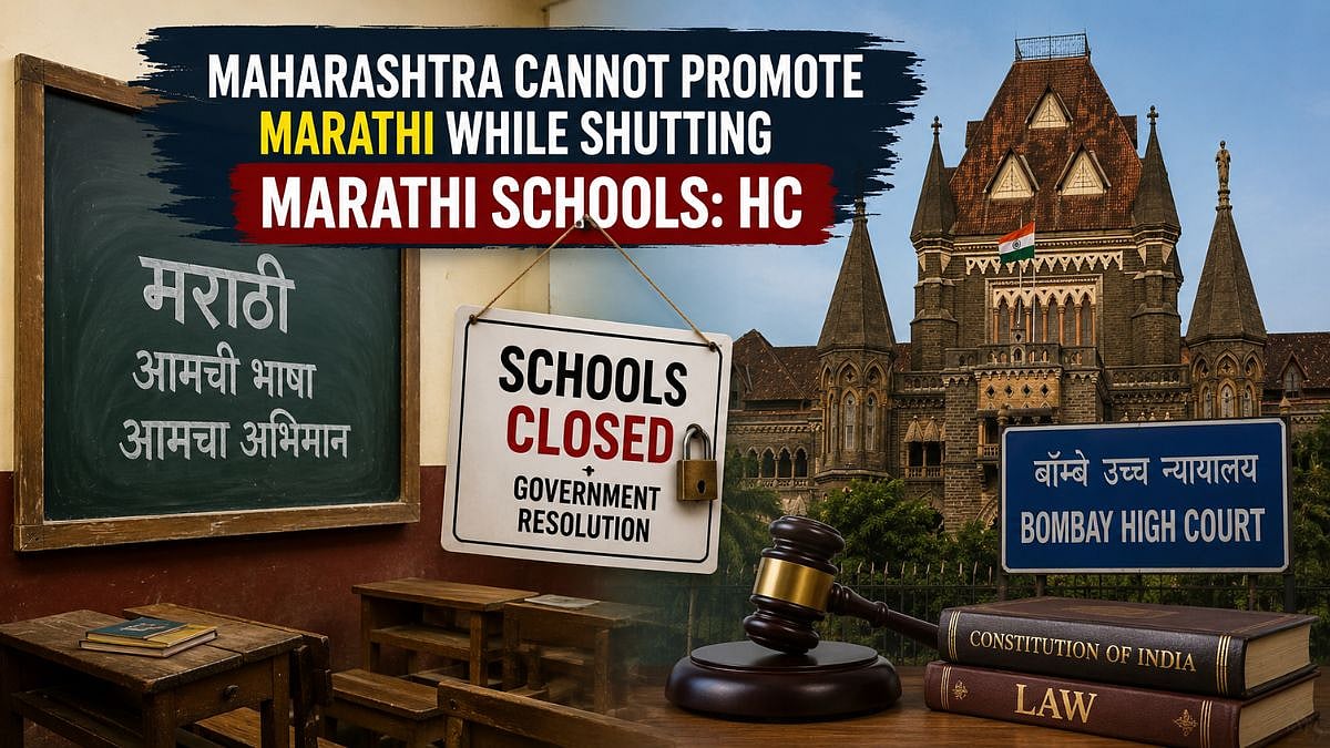 Maharashtra Cannot Promote Marathi While Shutting Marathi Schools: Bombay HC