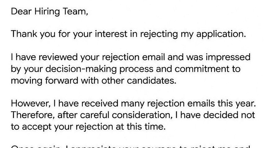 'I Do Not Accept This': Job Applicant’s Savage Email Reply To Rejection Letter Wins the Internet - Check Out Viral Post