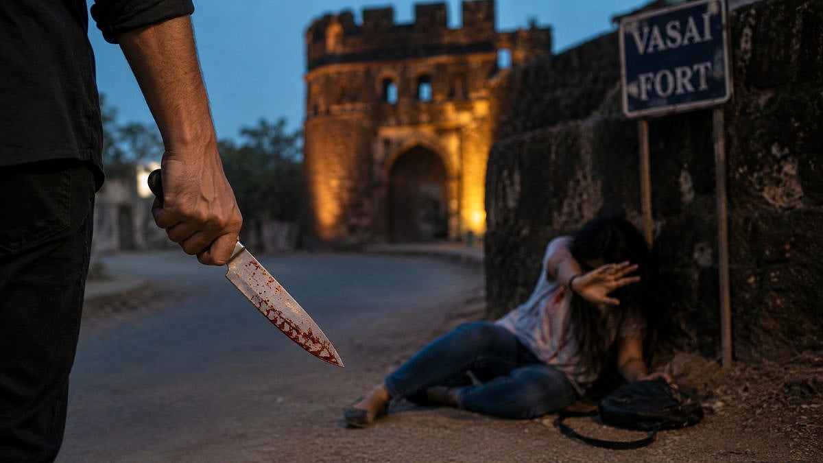 Palghar Horror: 21-Year-Old Woman Brutally Attacked With Knife Near Vasai Fort; Attempted Murder Case Filed