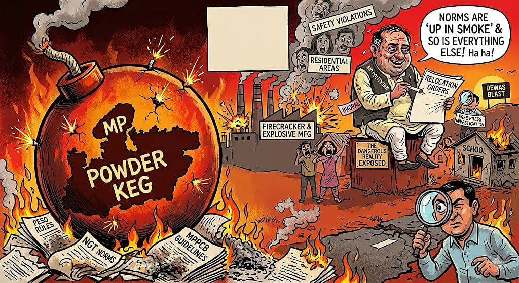 Madhya Pradesh Sits On Powder Keg As Safety Norms Go Up In Smoke