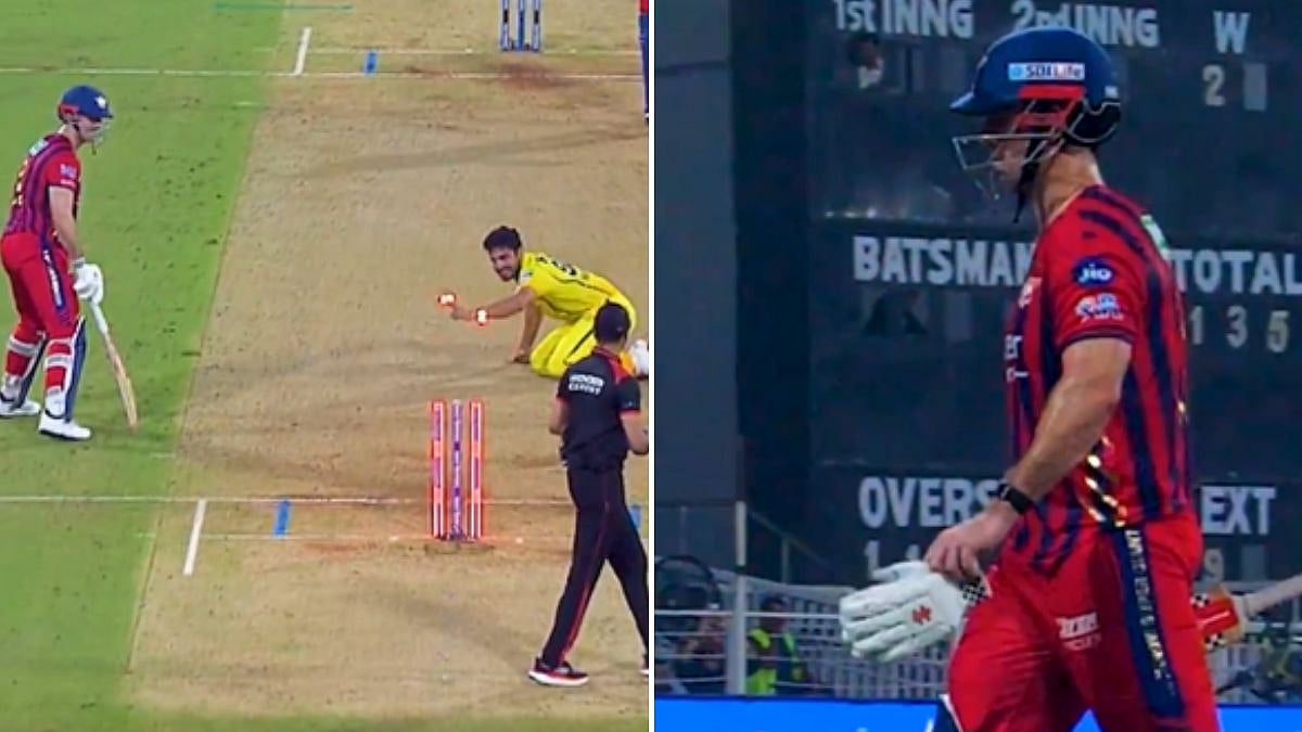 Unlucky Scenes! Mitchell Marsh Misses Out On Century After Unfortunate Run Out Against CSK | VIDEO