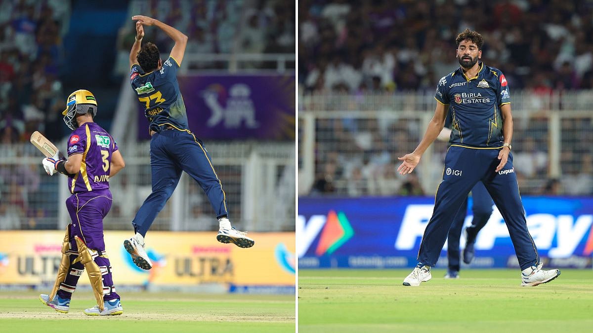 VIDEO: Mohammed Siraj Celebrates Ajinkya Rahane's Wicket With Cristiano Ronaldo's Iconic 'SIUU' At Eden Gardens