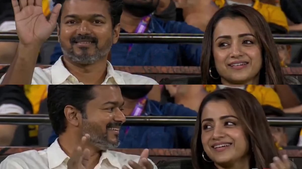 Did Vijay, Trisha Krishnan Attend IPL 2026 Match To Support CSK? Viral Video Shows Them Cheering In Stands-Here's The Truth