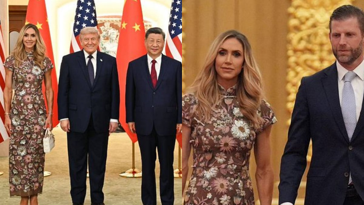Donald Trump's Daughter-In-Law Stuns In Figure-Hugging Traditional Chinese Dress Worth ₹84K For State Banquet Hosted By China President