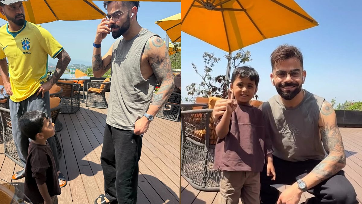 Virat Kohli, Shreyas Iyer Meet Young Fan At Dharamshala Ahead Of Crucial IPL 2026 Clash; Netizens REACT To Clear Skies