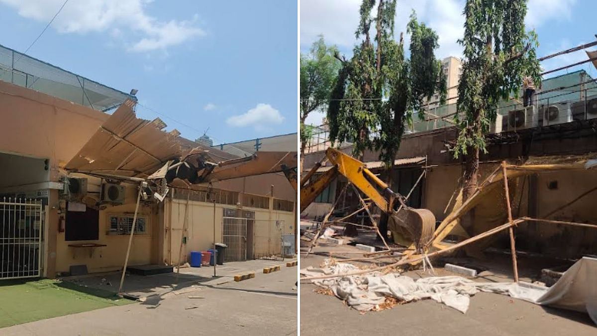 BMC's T Ward Begins Demolition Of Unauthorised Structures At Mulund's Priyadarshini Indira Gandhi Sports Complex