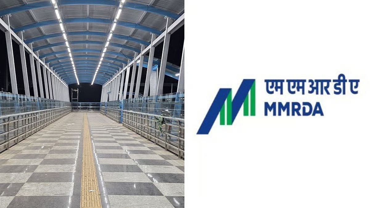 MMRDA Completes Major Foot Over Bridge Connecting Brahmand Junction To Tikuji Ni Wadi Metro Station In Thane