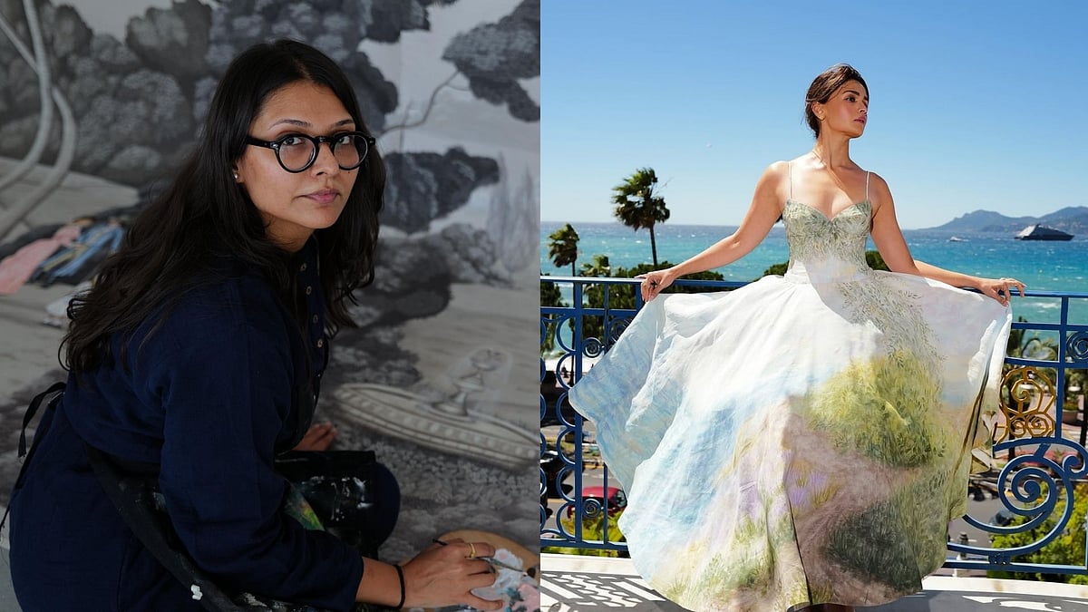 From Canvas To Cannes: Basuri Chokshi’s Hand-Painted Vision Comes Alive On Alia Bhatt In French Riviera|FPJ Exclusive
