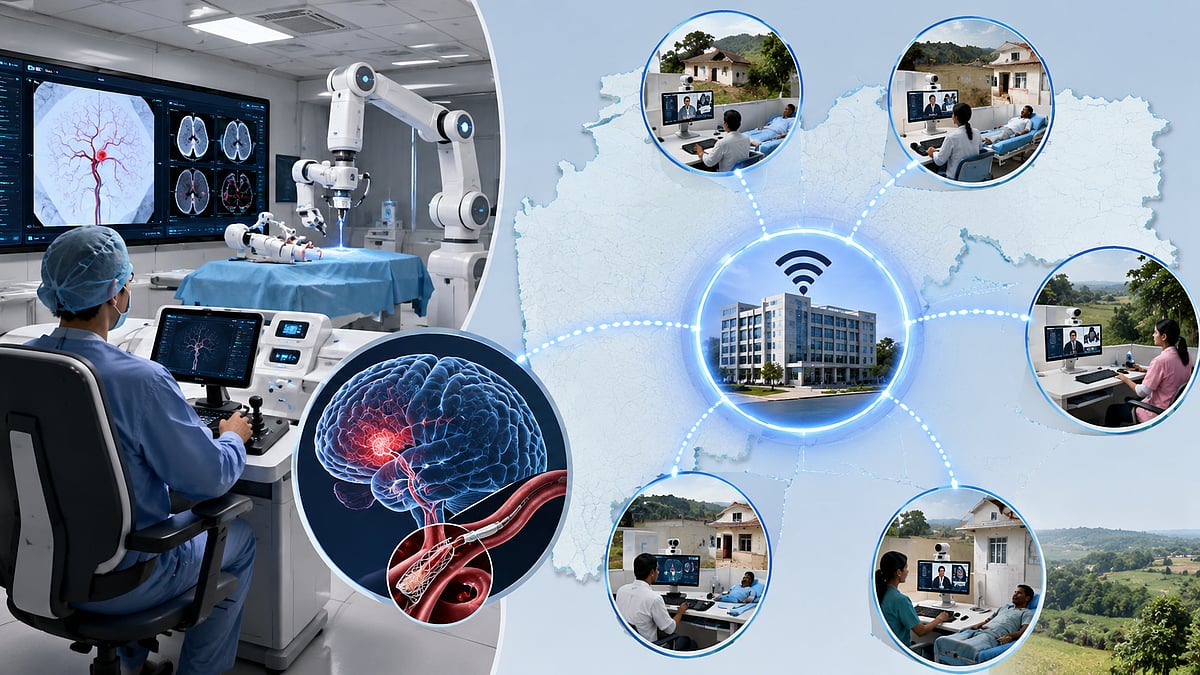 Maharashtra To Launch Remote Robotic Neurointervention Project For Stroke Patients In Rural Areas...