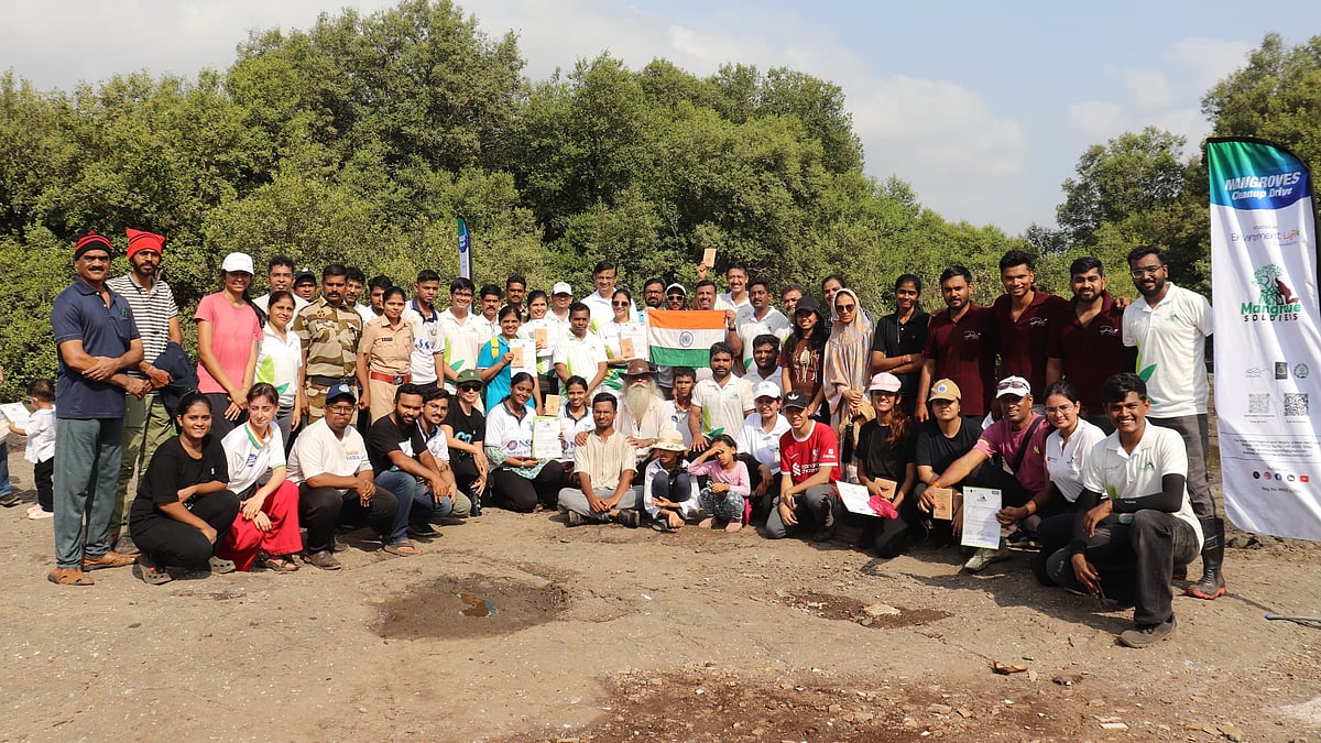 Navi Mumbai Volunteers Complete 300 Weeks Of Mangrove Cleanup Drive