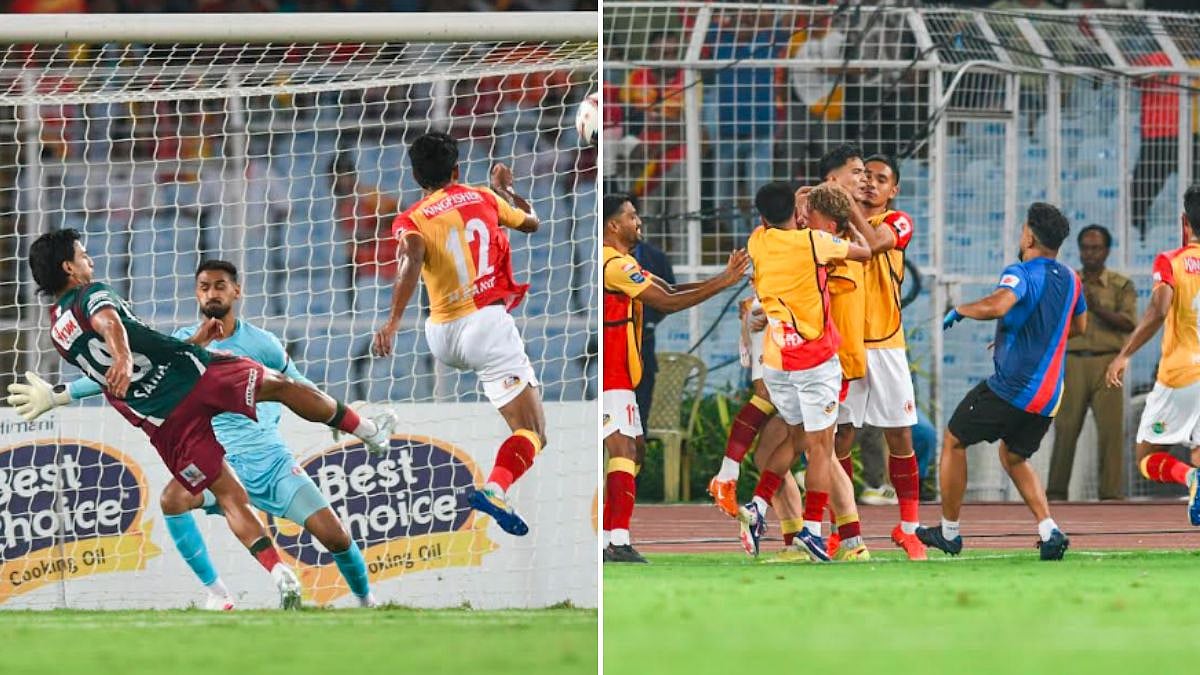 Kolkata Derby Lives Up To Billing As Mohun Bagan And East Bengal Play Out Dramatic 1-1 Draw With Two Late Strikes At Salt Lake