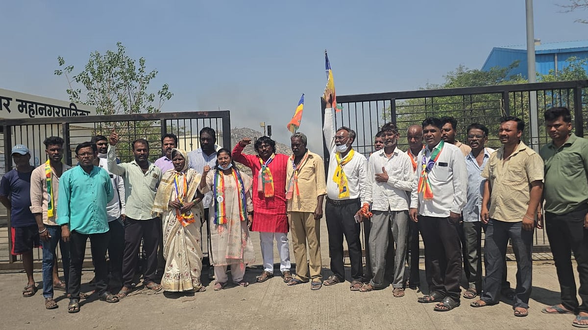 Residents Protest Demanding Relocation Of Garbage Depot In Chhatrapati Sambhajinagar