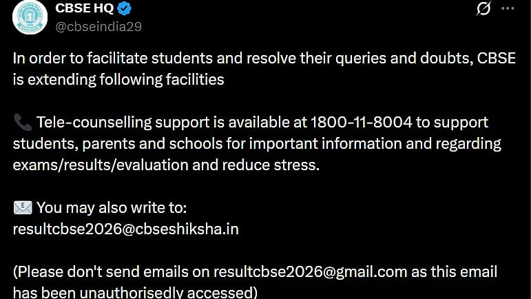 CBSE Extends Tele-Counselling Support For Class 12 Students Amid Concerns Over On-Screen Marking Evaluation