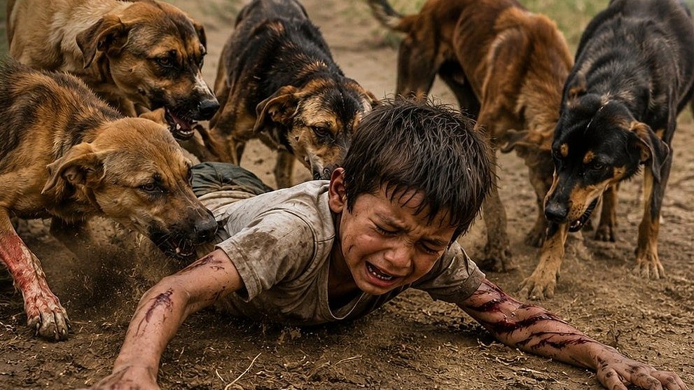 Pack Of 6 Stray Dogs Mauls 6-Year-Old In Khandwa, Drags Him 50 Metres Into Field