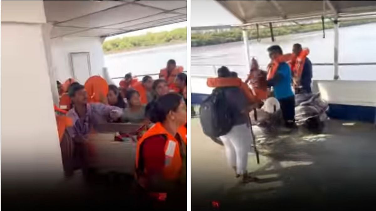 Man Confronts Gorai Jetty Staff After Passengers Seen Boarding Without Life Jackets; Video Raises Safety Concerns