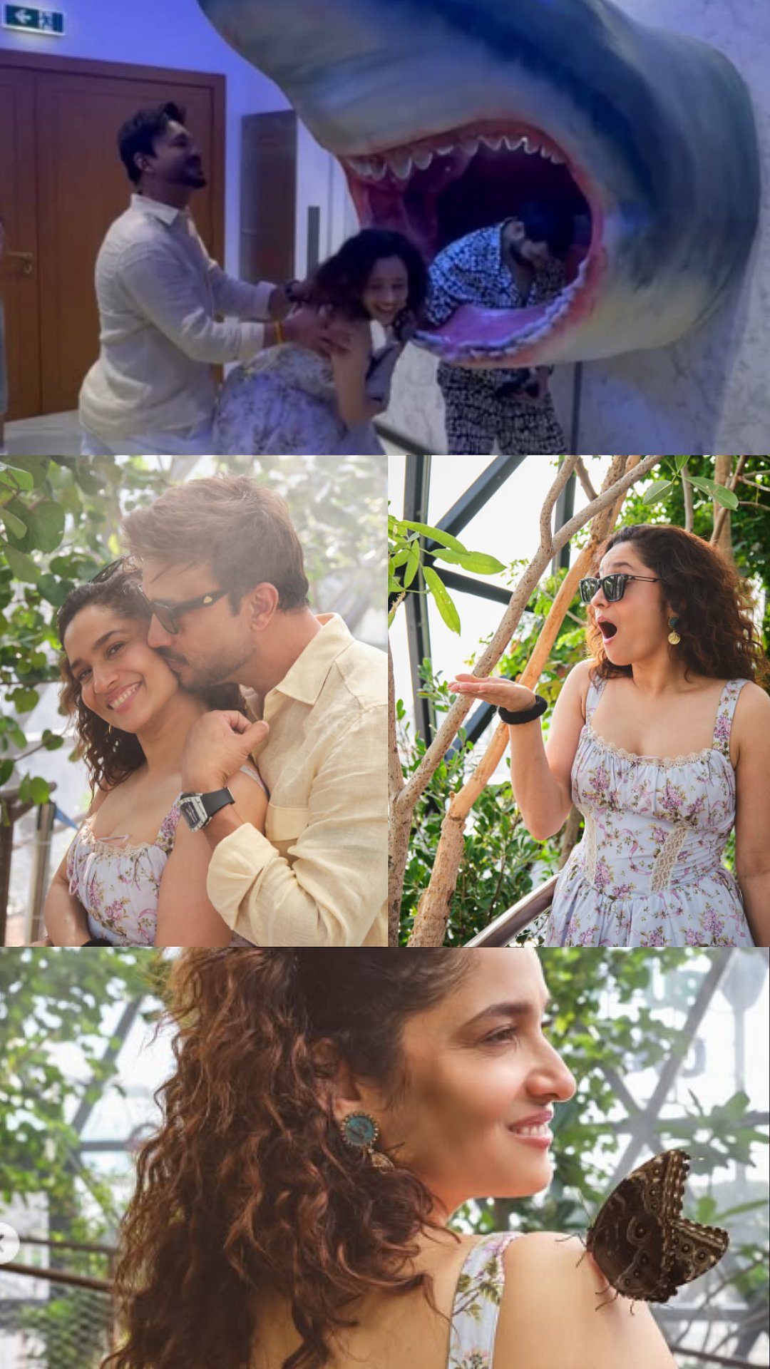 Ankita Lokhande Serves Summer Vacay Goals In Floral Mini Dress During Abu Dhabi Getaway With Vicky Jain