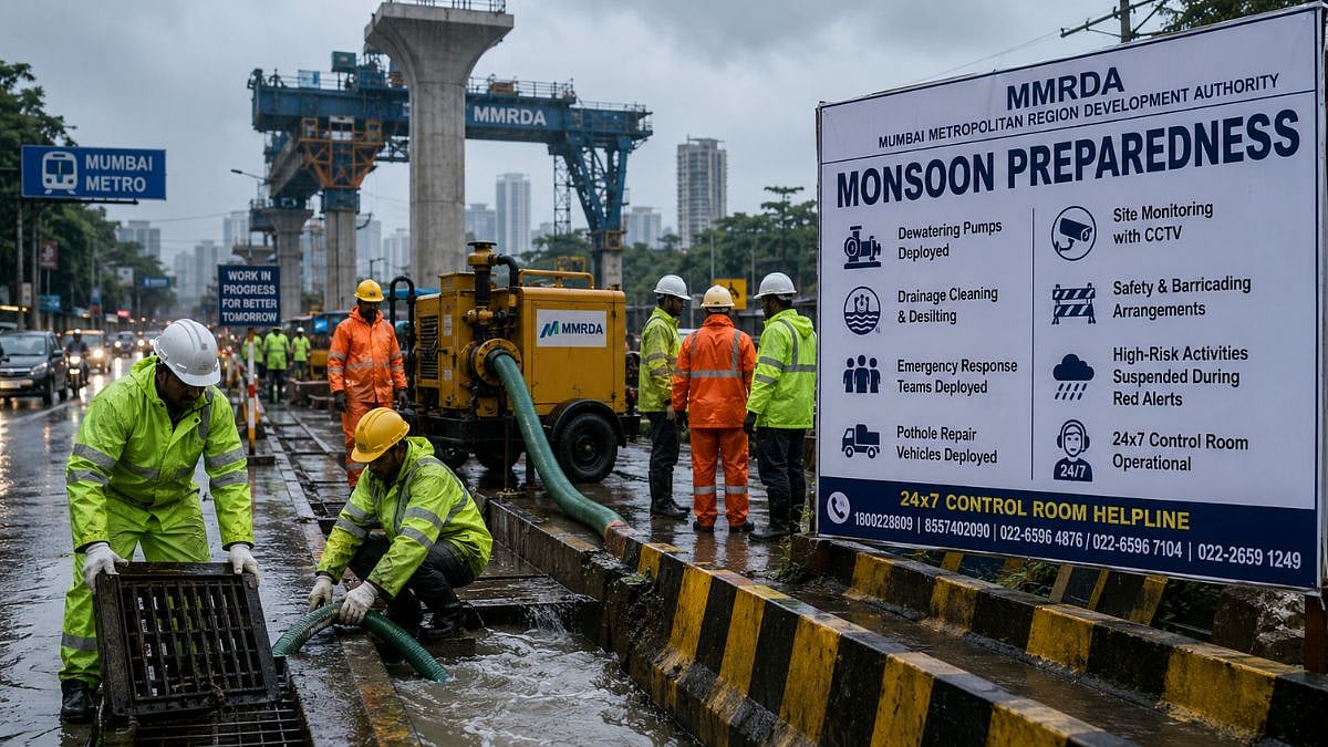 MMRDA Activates Massive Monsoon Preparedness Framework Across Mumbai Region; Strict SOP Compliance Ordered