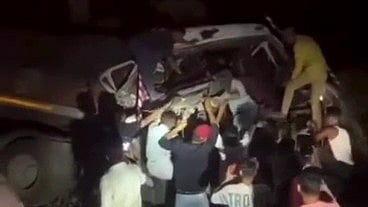 Driver Critical In Trailer Collision On The Mhow-Nasirabad Highway In Neemuch