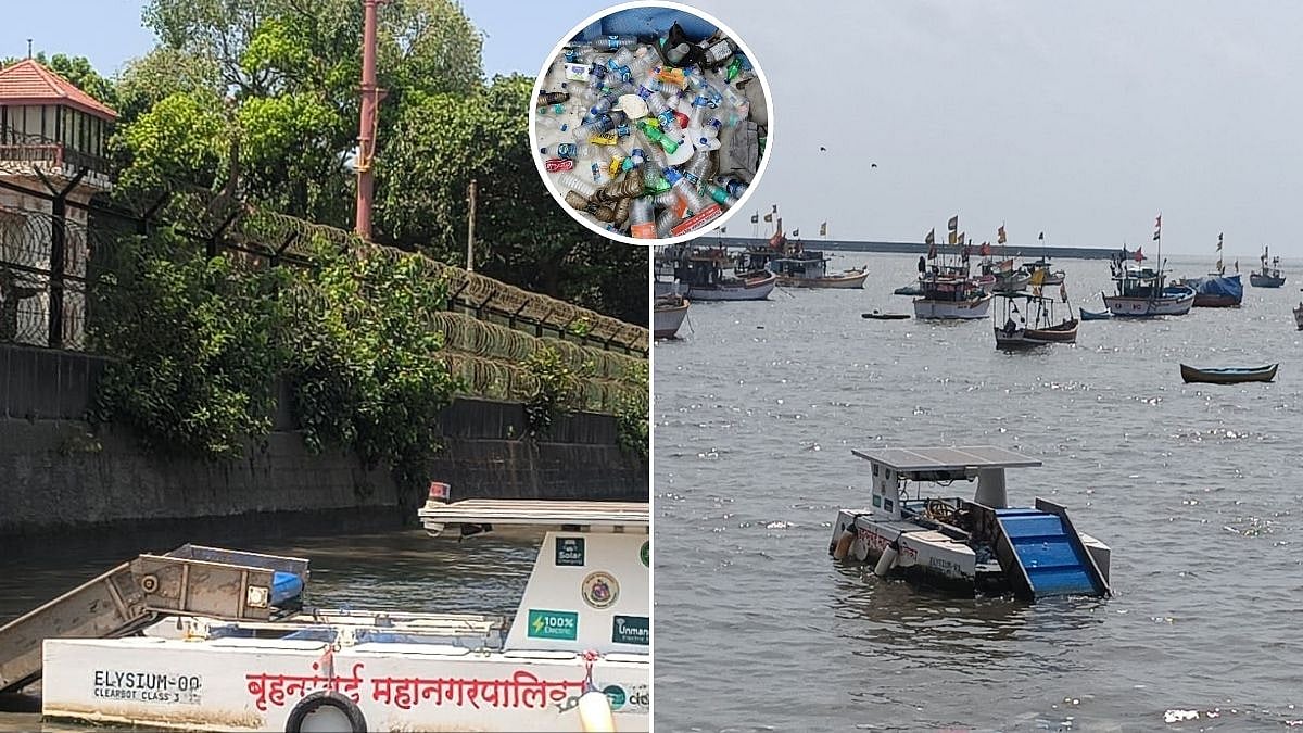 Mumbai: BMC Deploys Unmanned Electric Boats To Remove Floating Waste Near Gateway Of India And Badhwar Park