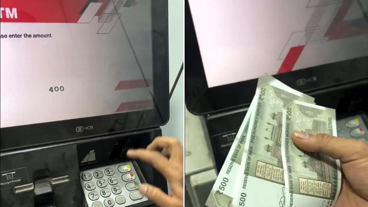 Technical Glitch At Vasai ATM Dispenses 5 Times More Cash Than Requested, Triggers Chaos & Police Action | Video