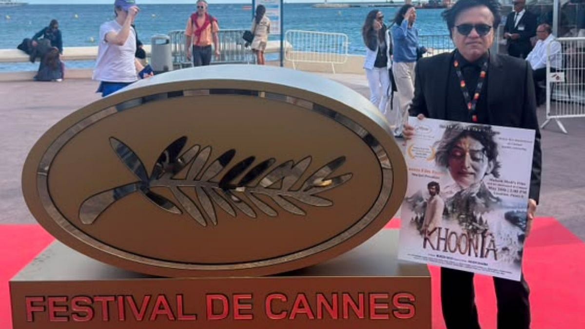 Director and producer,Mukesh Modi at Cannes