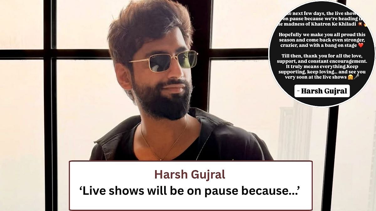 Comedian Harsh Gujral Pauses LIVE Shows Ahead Of Khatron Ke Khiladi 15 |