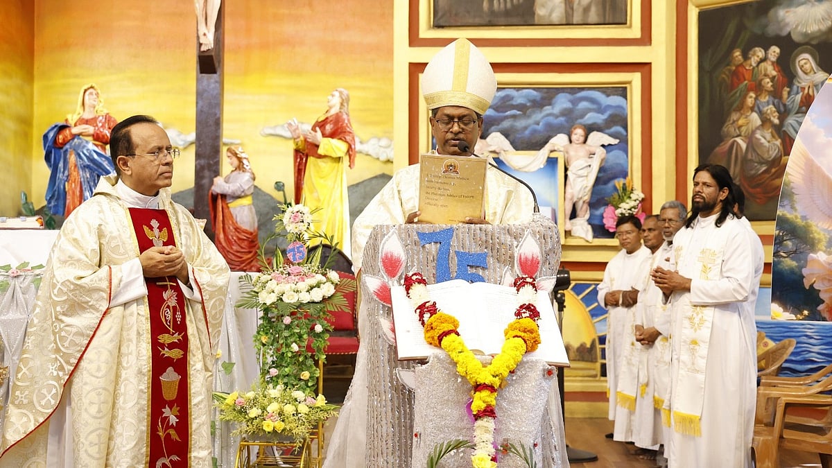 Catholic Diocese Of Indore Begins Platinum Jubilee Year Celebrations At The Red Church On Sunday