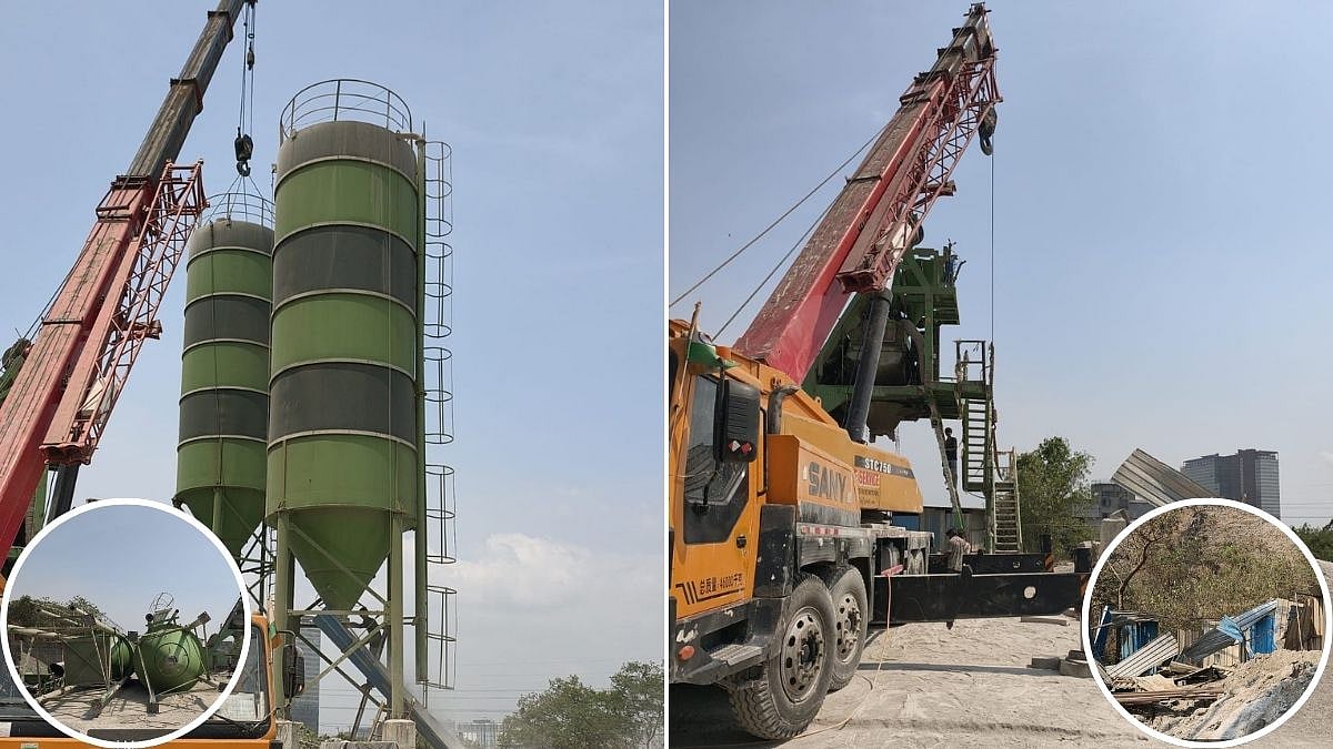 Navi Mumbai: CIDCO Demolishes 2 Illegal RMC Plants Spread Across 3,700 Sq Metres In Turbhe