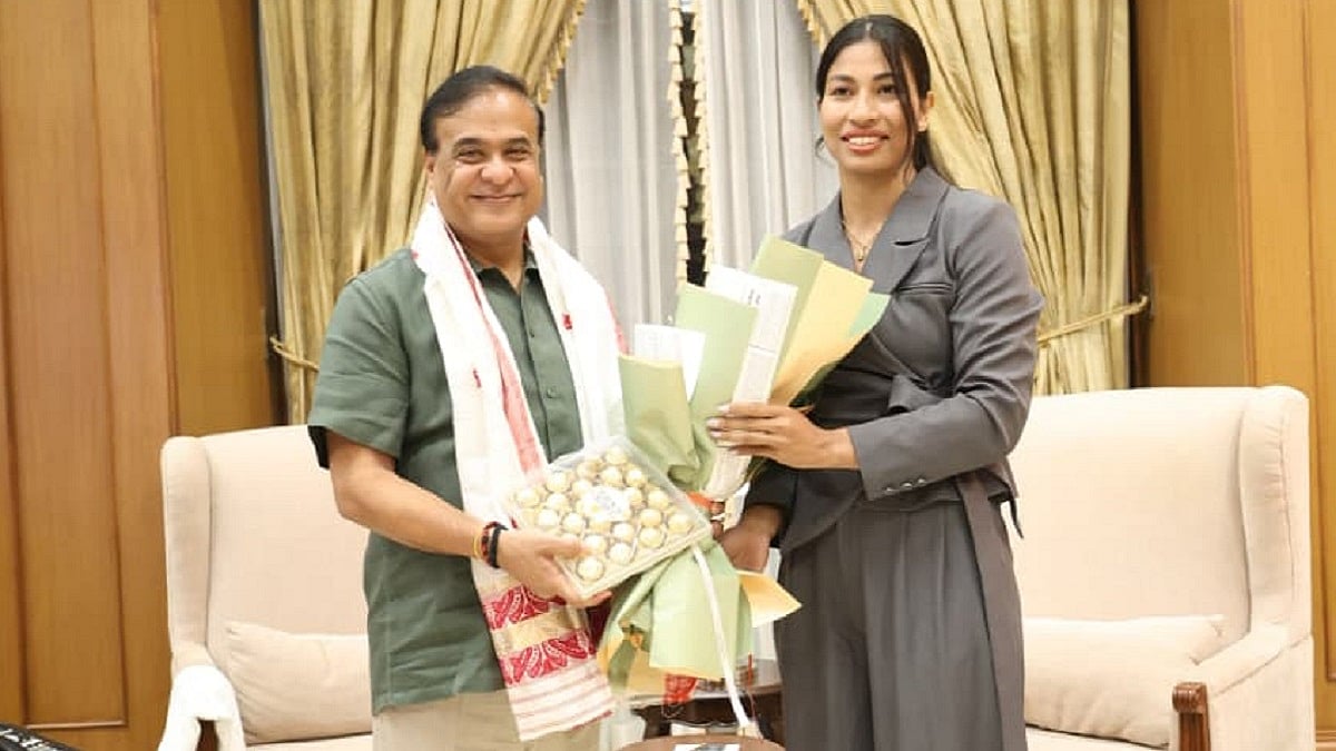 'Pride Of Assam': CM Himanta Biswa Sarma Meets Boxer Lovlina Borgohain, Congratulates Her On Asian Games & CWG Qualification