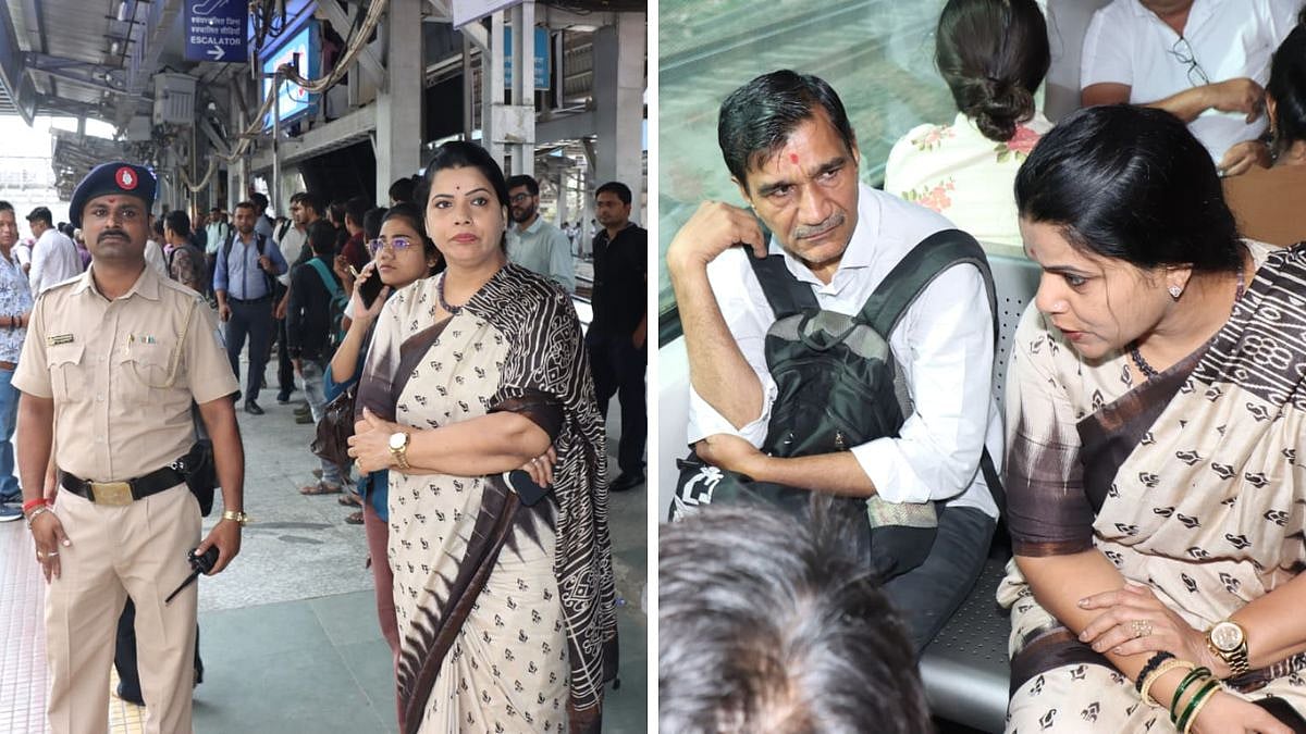 Mumbai Mayor Ritu Tawde Travels By Local Train From Ghatkopar To Dadar To Review Pre-Monsoon...