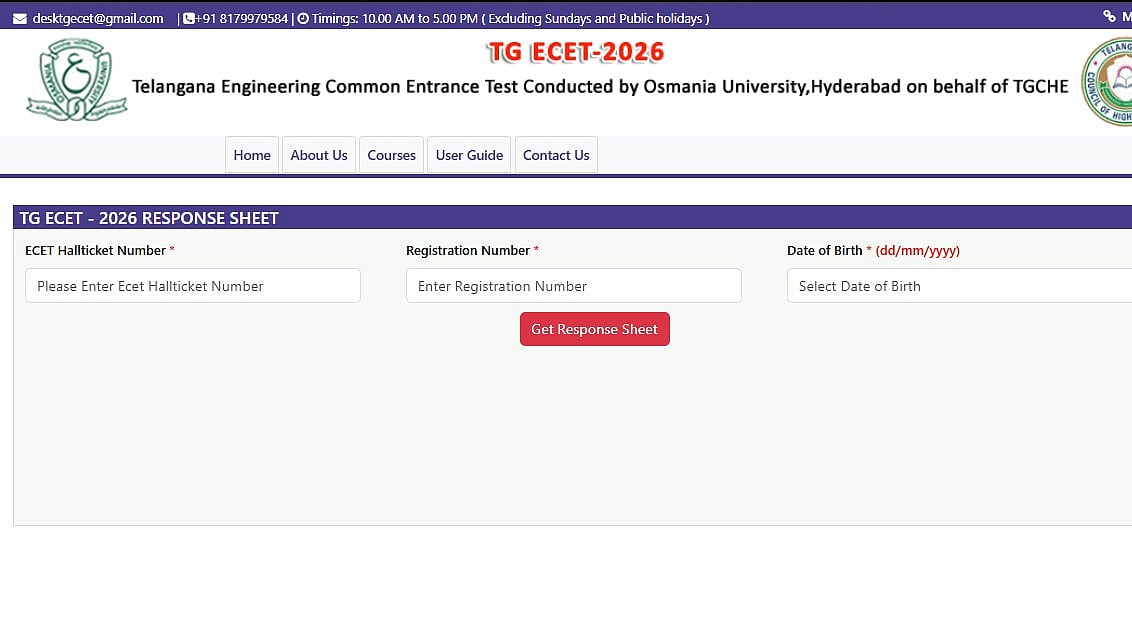 TS ECET 2026 Preliminary Answer Key Released At ecet.tgche.ac.in; Raise Objections Until 7 PM Tomorrow