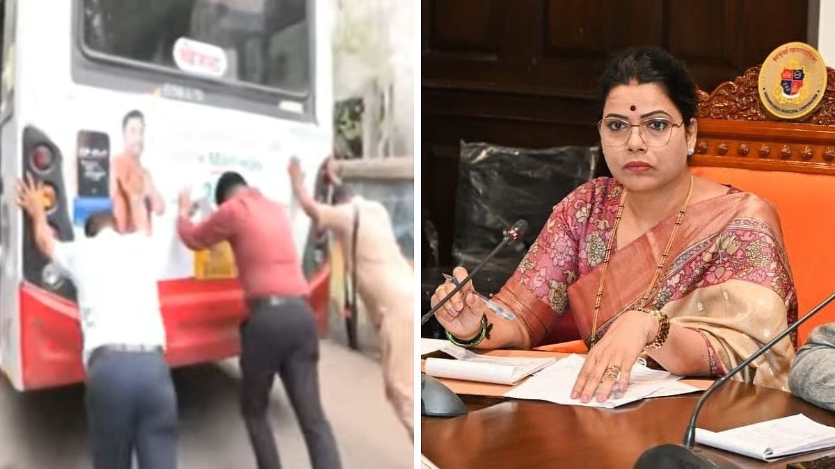 Major Embarrassment For Mumbai Mayor As BEST Bus Carrying Ritu Tawde Breaks Down Midway, Delaying Pre-Monsoon Works Inspection