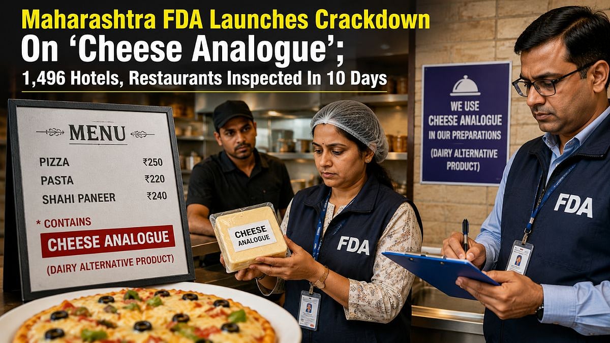 Maharashtra FDA Launches Crackdown On ‘Cheese Analogue’; 1,496 Hotels, Restaurants Inspected In 10 Days