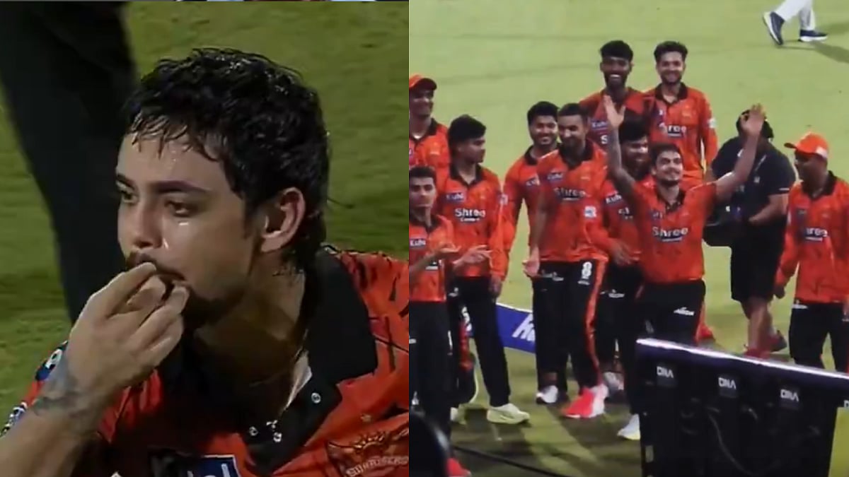 IPL 2026: Ishan Kishan Trolls CSK Fans With 'Whistle Podu', Leaves Stadium With Gestures After SRH Seal Playoff Spot | Video