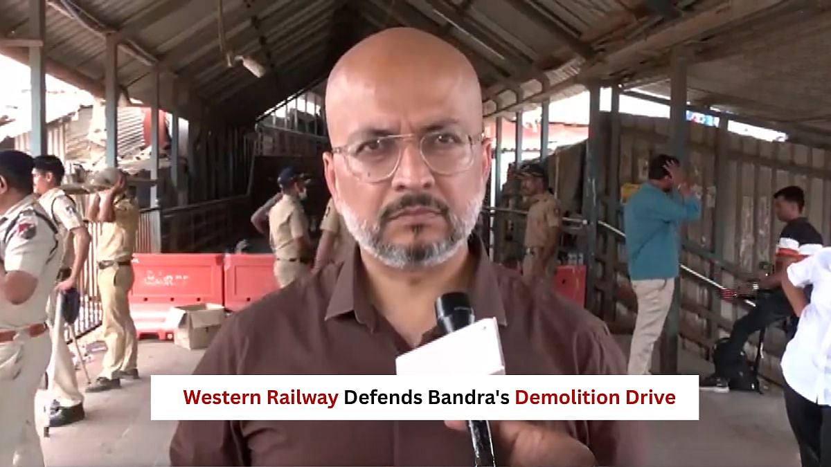 'Court Orders Were Clear & Specific': Western Railway Defends Bandra's Garib Nagar Demolition Drive