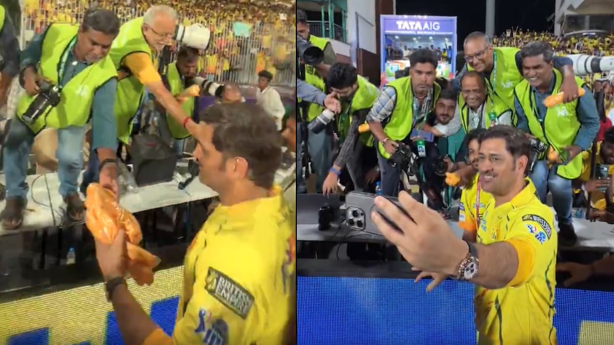 'Thala For A Reason!': MS Dhoni's Heartwarming Moment With Photographers Goes Viral After CSK vs SRH IPL 2026 Match | Video