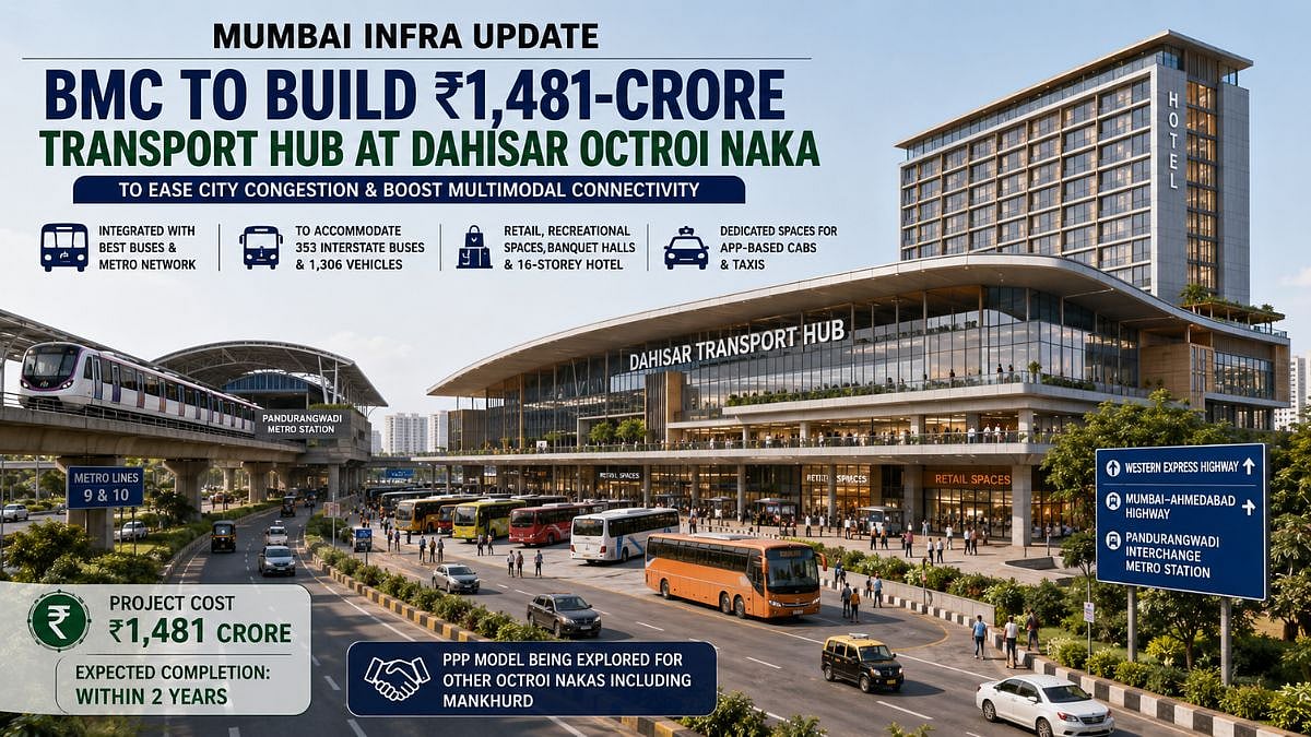 Mumbai Infra Update: BMC To Build ₹1,481-Crore Transport Hub At Dahisar Octroi Naka To Ease City Congestion