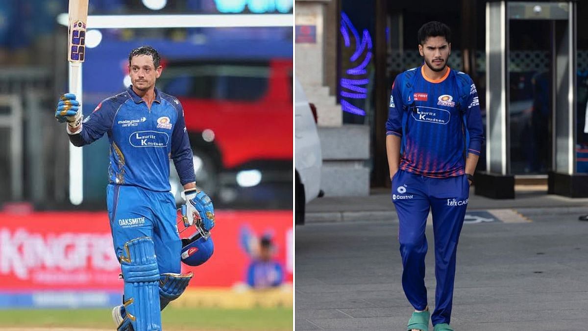 Mumbai Indians Quinton De Kock & Raj Angad Bawa Ruled Out Of IPL 2026