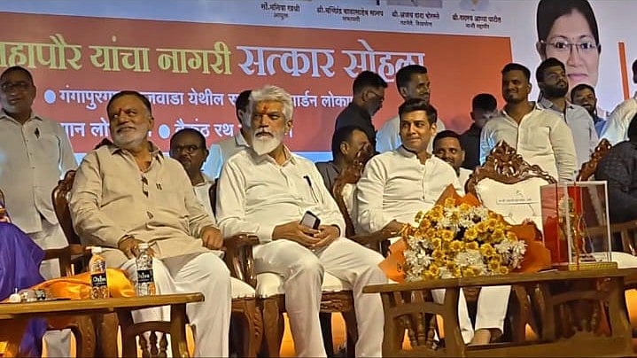 Nashik: Amid ‘Operation Tiger’ Buzz, MP Rajabhau Waje Shares Stage With Shinde Faction Leaders; Says “I Am Content Within My Own Party”