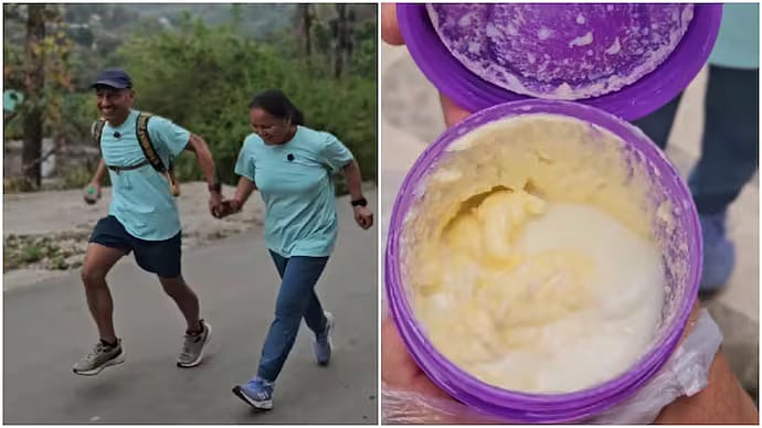 Dehradun Couple Turns 20 Kms Morning Run Into Butter-Making Challenge, Internet Says 'Humare Parents Ko Bhi Inspire Karo'
