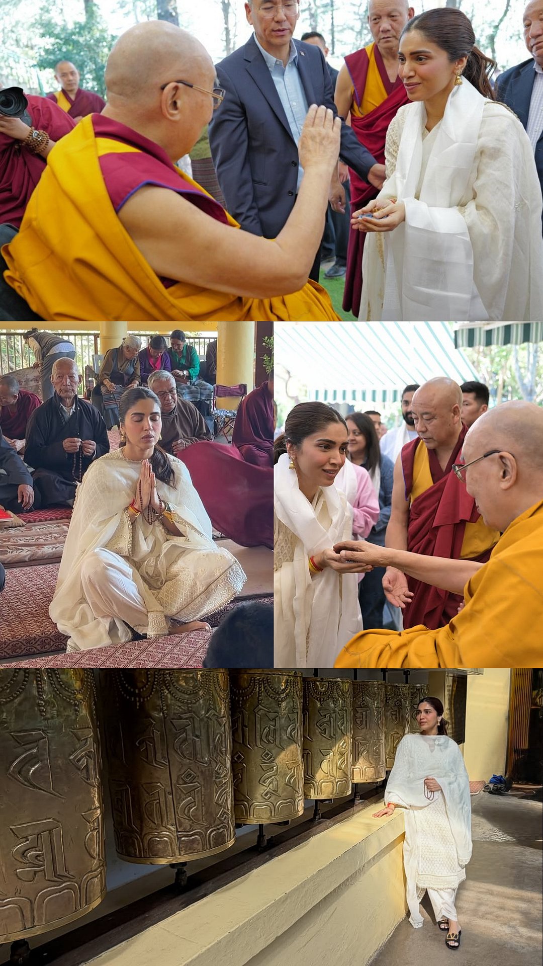 'Truly Blessed': Bhumi Pednekar Left In Tears After Spiritual Encounter With Dalai Lama