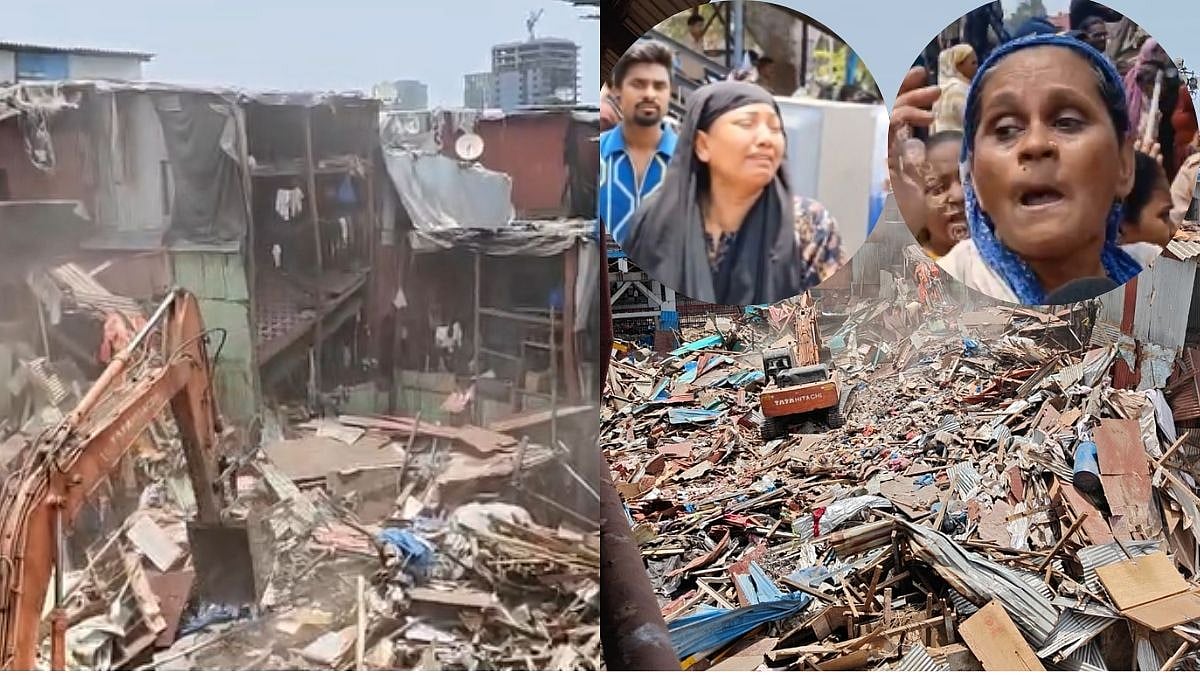 'Where Will We Go...': Emotional Scenes Emerge At Mumbai's Garib Nagar Amid Massive Demolition Drive - VIDEOS