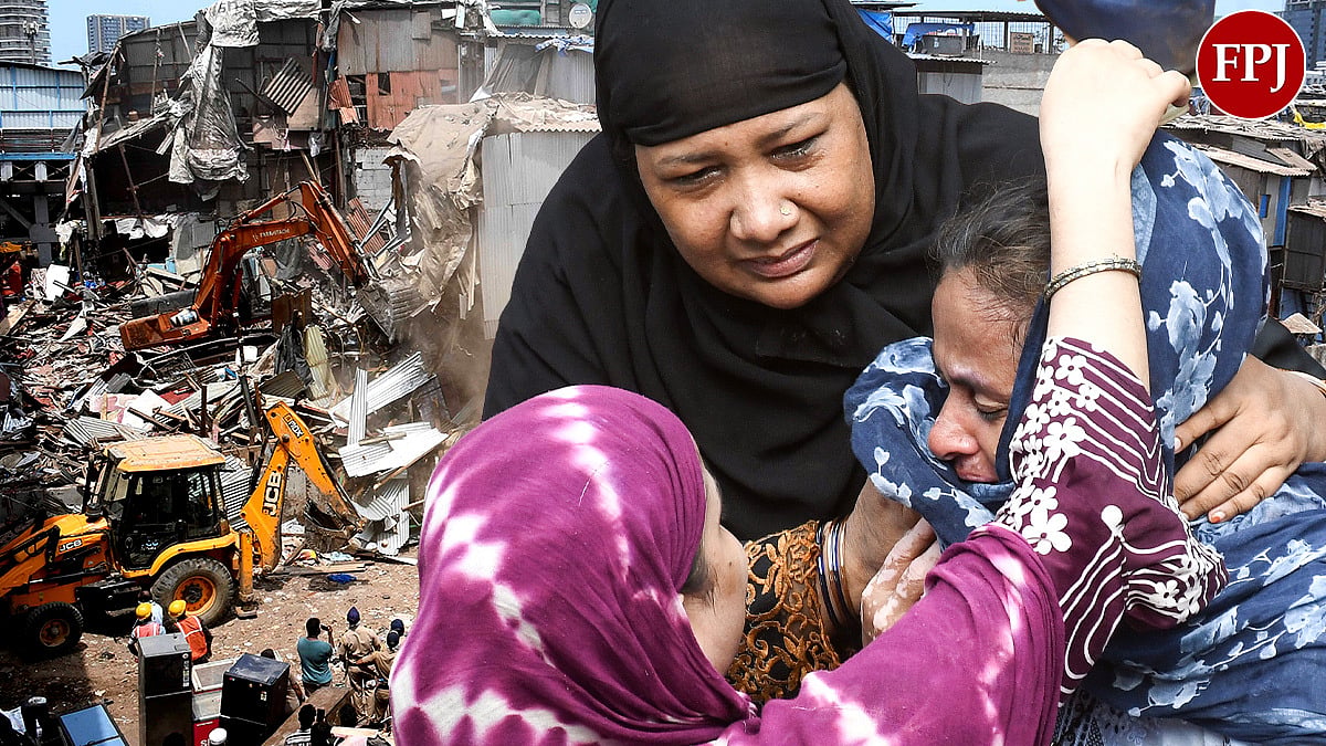 In Photos: Demolition Of Unauthorised Slums In Bandra East Leaves Hundreds Homeless