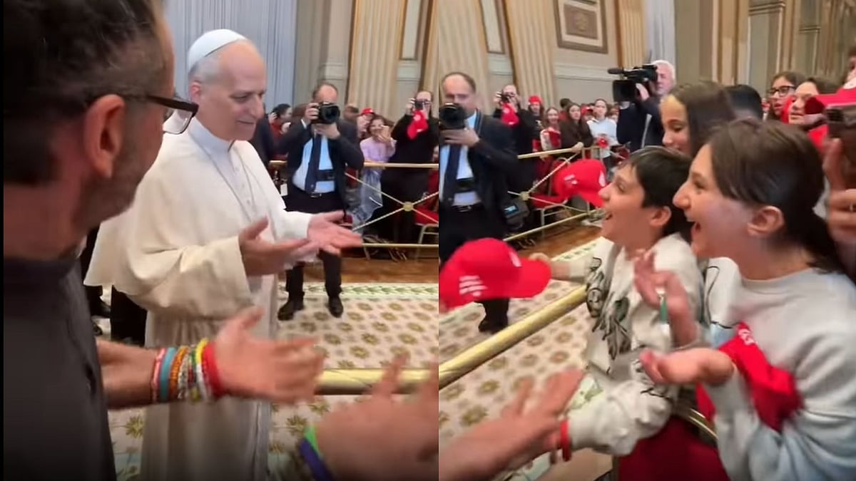 Pope Leo XIV Joins Viral '6-7' Trend At Vatican, Internet Reacts To Unexpected Meme Moment - VIDEO