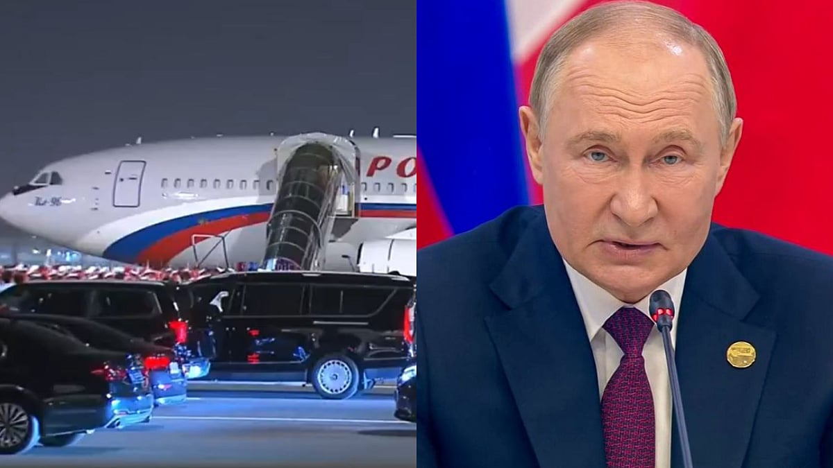 Russian President Vladimir Putin Arrives In China For Talks With Xi After Trump's Visit | VIDEO