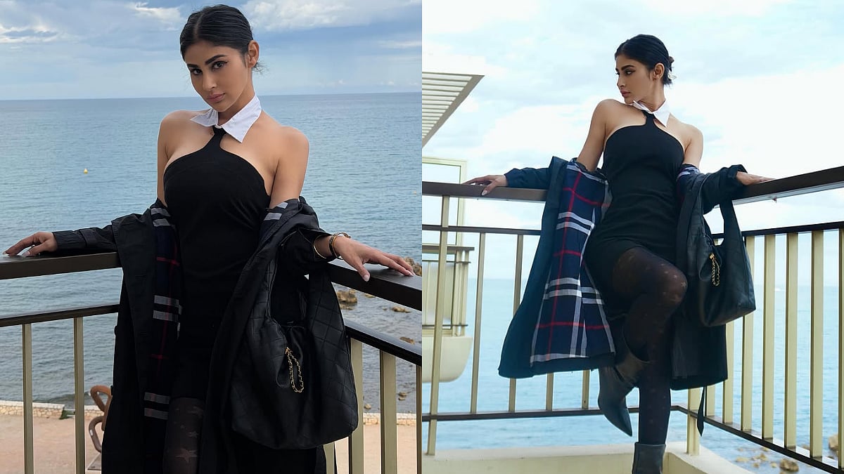 Mouni Roy Turns Up Glam At Cannes 2026 In Striking Black Ensemble With Halter-Inspired Neckline Amid Separation Buzz
