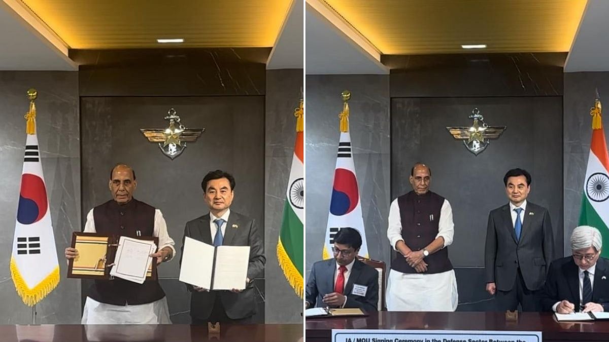 India & South Korea Sign Landmark MoU To Boost Defence, Cyber Security & Strategic Information Sharing During Rajnath Singh’s Seoul Visit