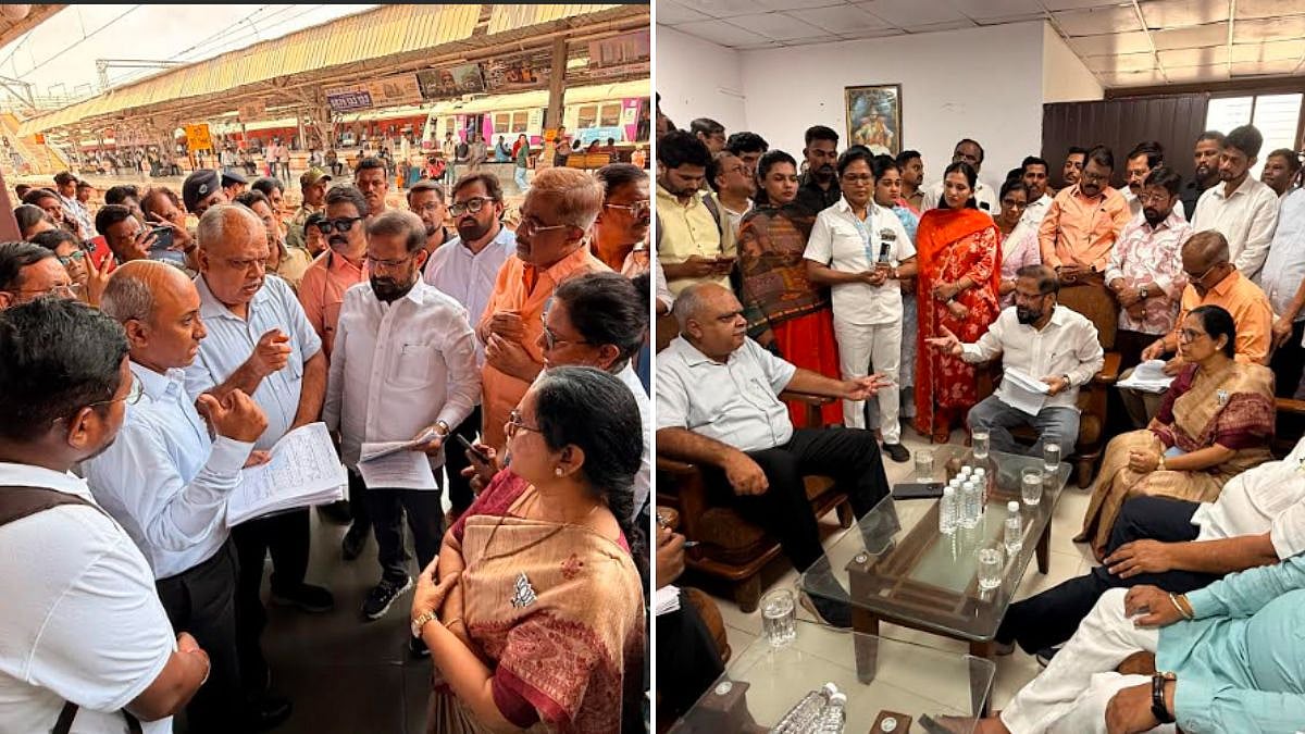 Thane Railway Station Gets Pre-Monsoon Overhaul As MP Naresh Mhaske & DRM Conduct Joint Inspection