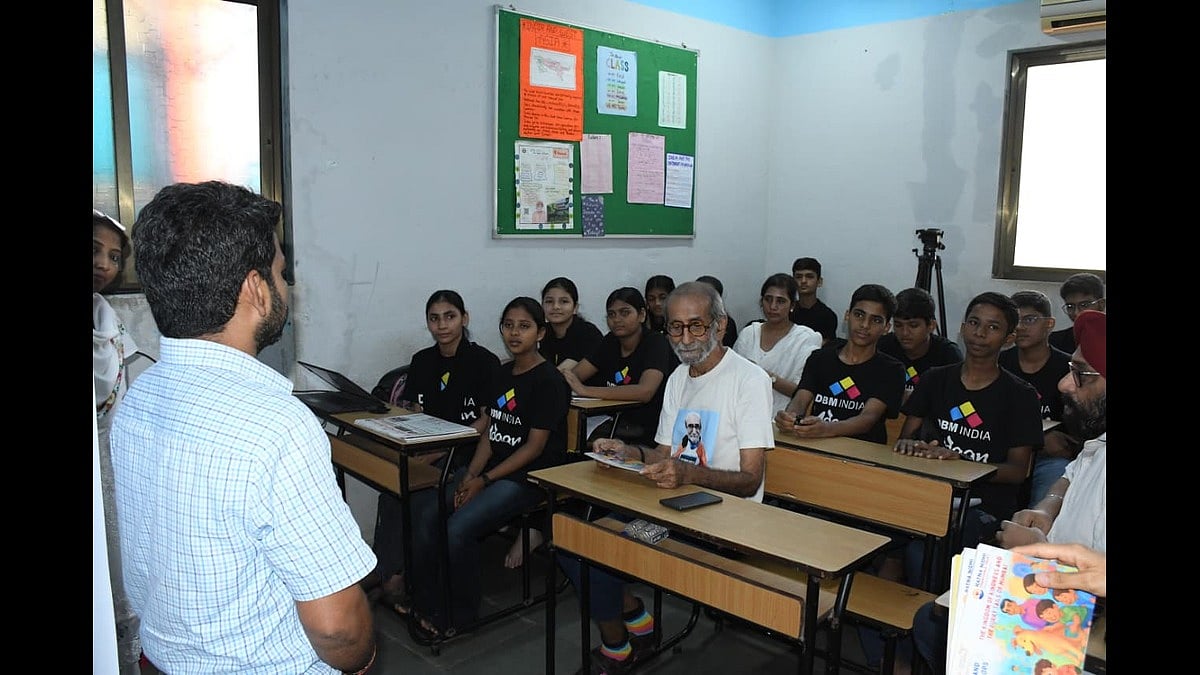 Dharmesh Barai of Environment Life Foundation shared his journey of cleaning mangroves
