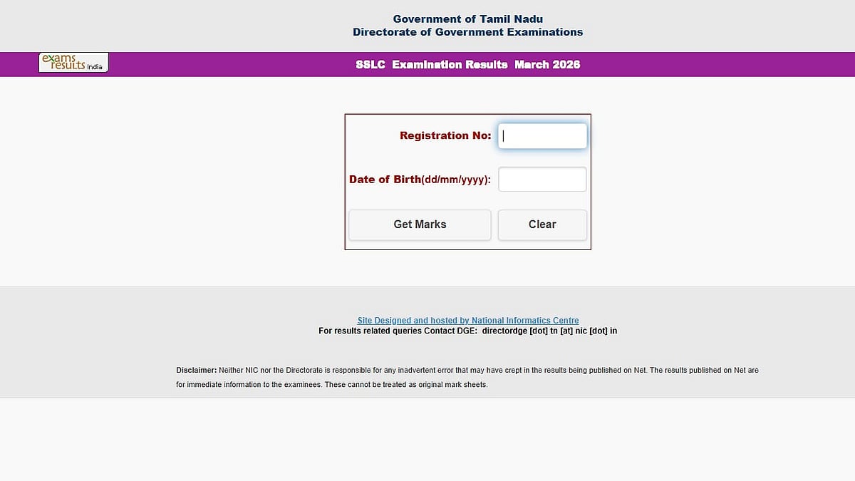 Tamil Nadu SSLC 2026 Result OUT At tnresults.nic.in; Direct Link Here